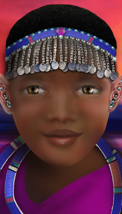 Maasai Girl Elf